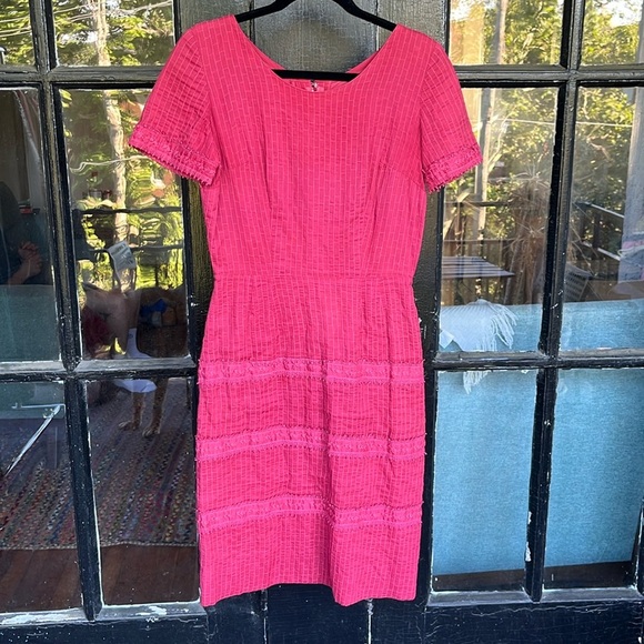 Vintage L’AIGLON Pink Dress Size 6 - Picture 1 of 6